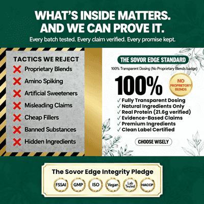 Plant Protein Powder - Sovor Edge Vegan Protein 400g - Sovor