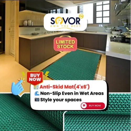 Premium Anti Skid Mat for Businesses & Homes– Durable, Anti - Slip - Sovor