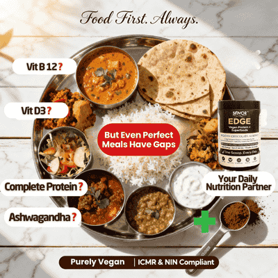 Plant Protein Powder - Sovor Edge Vegan Protein 400g - Sovor