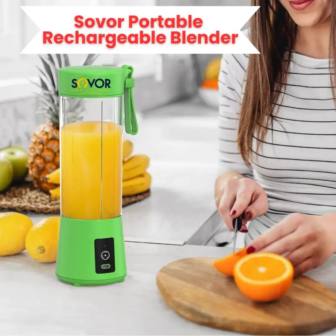 Sovor Portable Rechargeable Blender 380ml USB Smoothie Maker 
