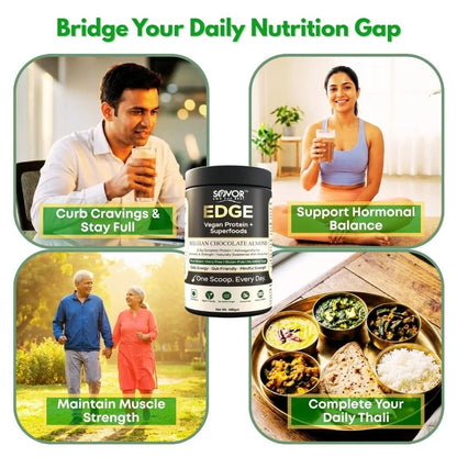 Plant Protein Powder - Sovor Edge Vegan Protein 400g - Sovor