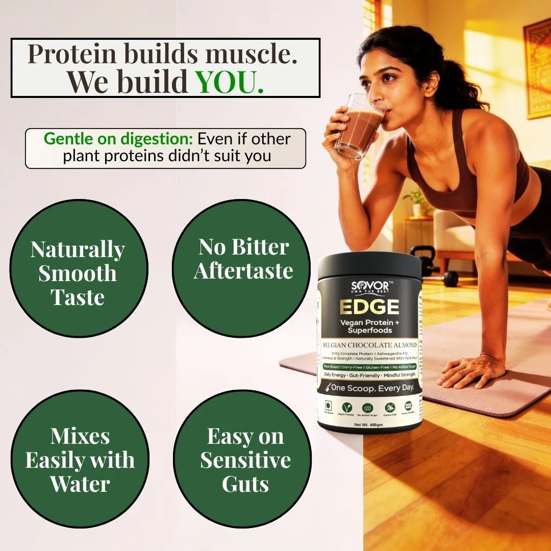 Plant Protein Powder - Sovor Edge Vegan Protein 400g - Sovor