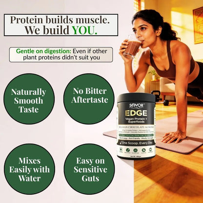 Plant Protein Powder - Sovor Edge Vegan Protein 400g - Sovor
