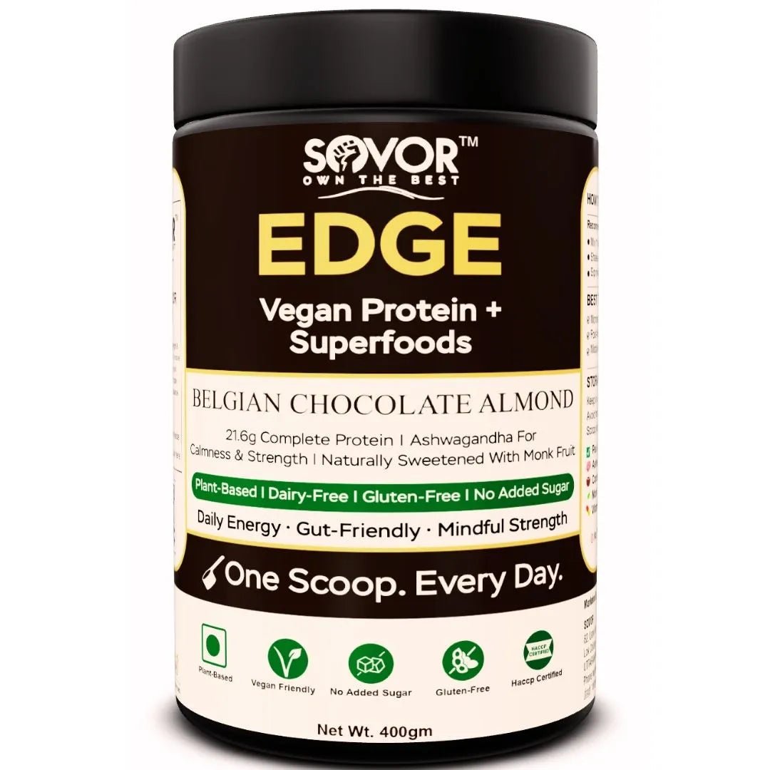 Plant Protein Powder - Sovor Edge Vegan Protein 400g - Sovor